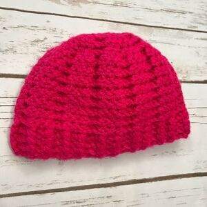 D Hand Crocheted Little Girl‎ Hat Winter Snow Warm